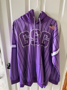 GSG Purple Hooded Pullover Sweatshirt